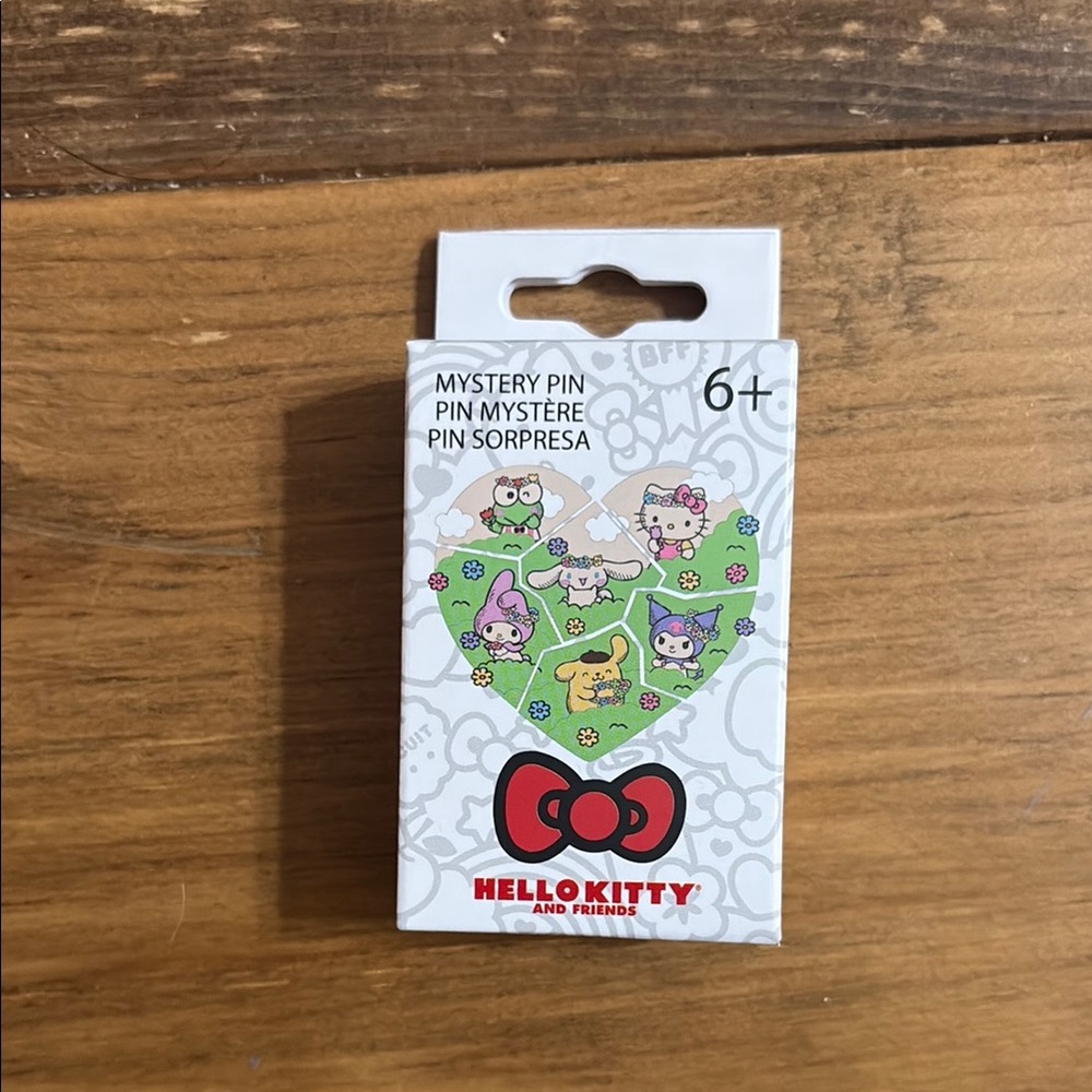 Hello Kitty and Friends Mystery Pin Box - Green and Red